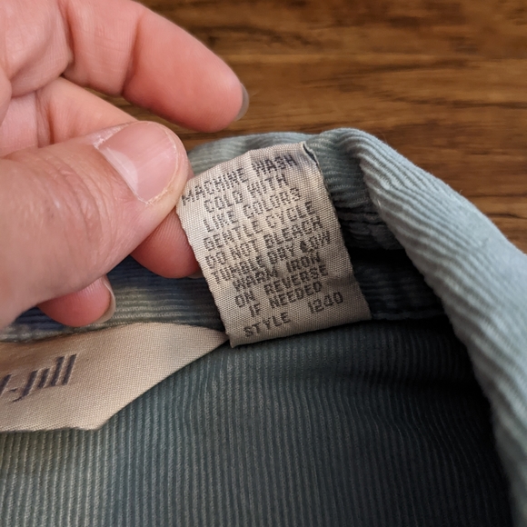 J. Jill Long Sleeve Corduroy Button Down Shirt Women's Size Medium - Picture 9 of 11